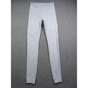 RVCA Leggings Womens Size Small Blue VA Essentials Geometric Stretch Comfort NWT